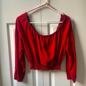 Red crop Top in good condition